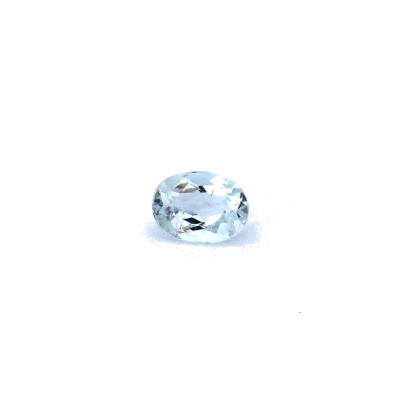 Aquamarin 0.21 ct Hellblau Oval