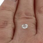 Aquamarin 0.21 ct Hellblau Oval – Facettiert, klar & zertifiziert von Gem-A