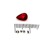Rubin 1.01 ct Rot Tropfen – Facettiert, leuchtend & zertifiziert von Gem-A