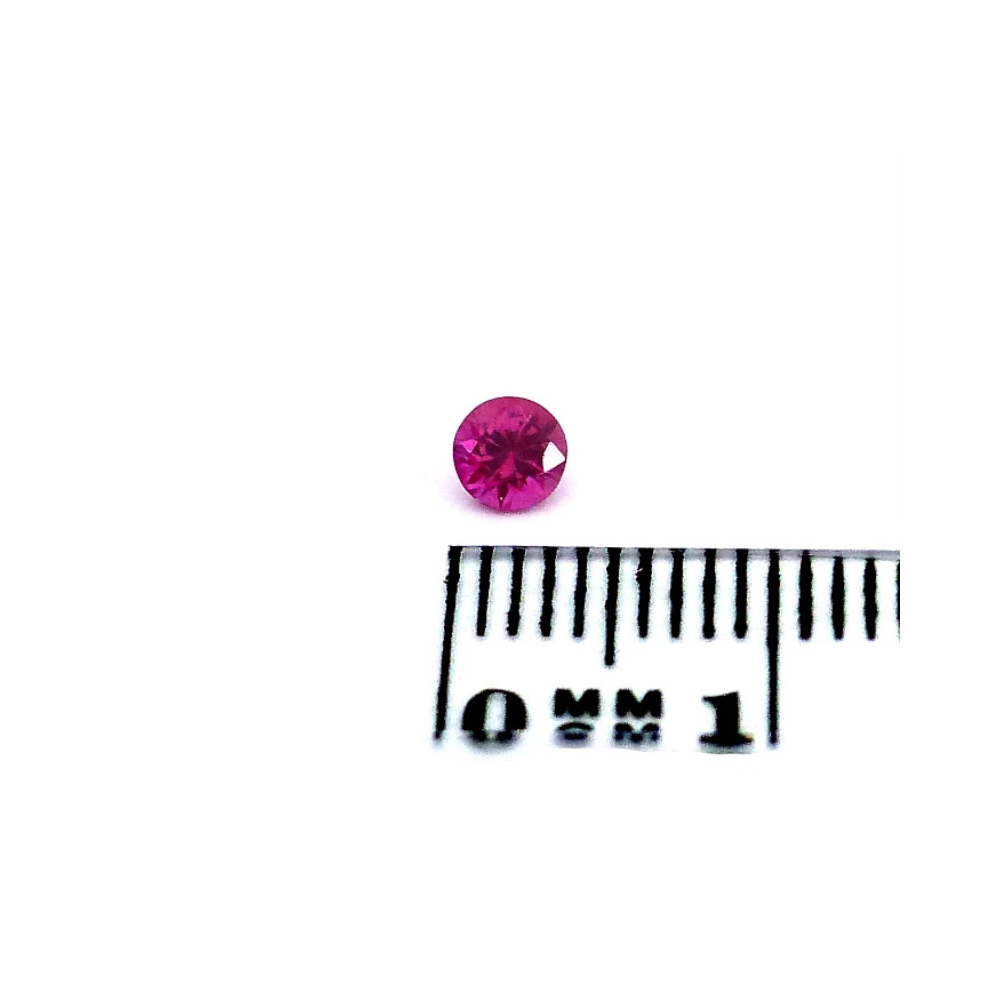 Saphir 0.24 ct Pink Rund – Leuchtender pinkfarbener Edelstein mit Zertifikat (2) Saphir 0.24 Karat Rosa Rund – Strahlender rosa Saphir mit Zertifikat