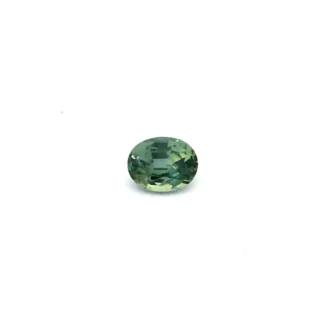 Saphir 0.30 Karat Blaugrün Oval