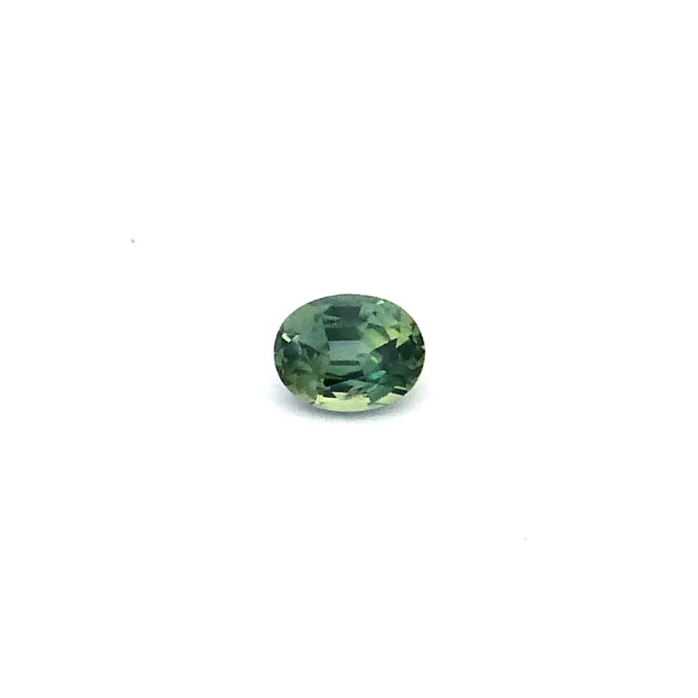 Saphir 0.30 Karat Blaugrün Oval