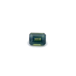 Saphir 0.35 ct Blaugrün Rechteck