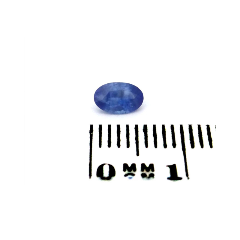 Saphir 0.43 ct Blau kaufen – Ovaler Naturstein 6x4 mm