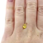 Saphir 0.43 ct Gelb Birne – Leuchtender Farbstein aus Madagaskar