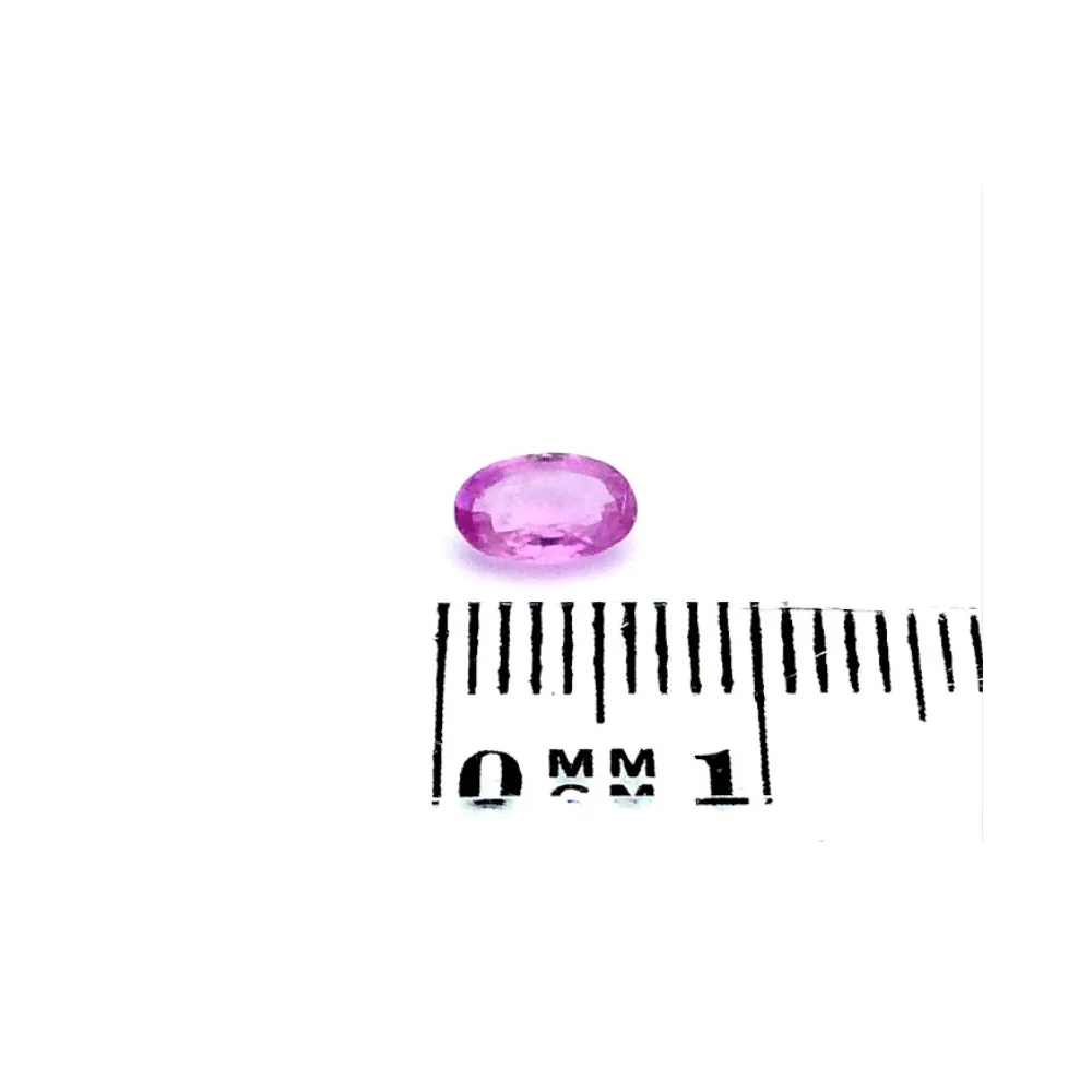 Saphir 0.54 Karat Rosa Oval – Lebendiger Edelstein für stilvolle Schmuckstücke
