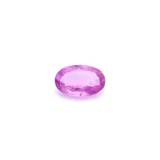 Saphir 0.54 Karat Rosa Oval