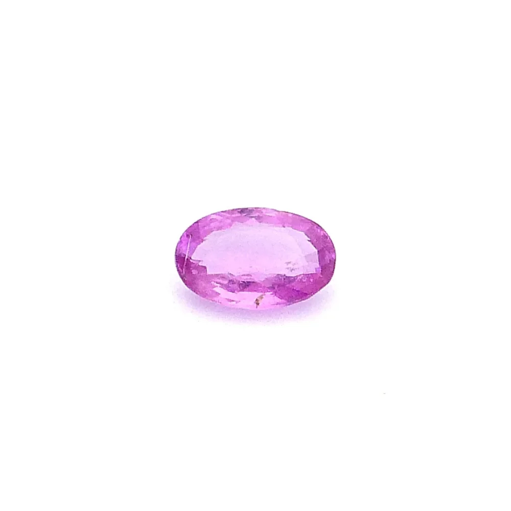 Saphir 0.54 Karat Rosa Oval