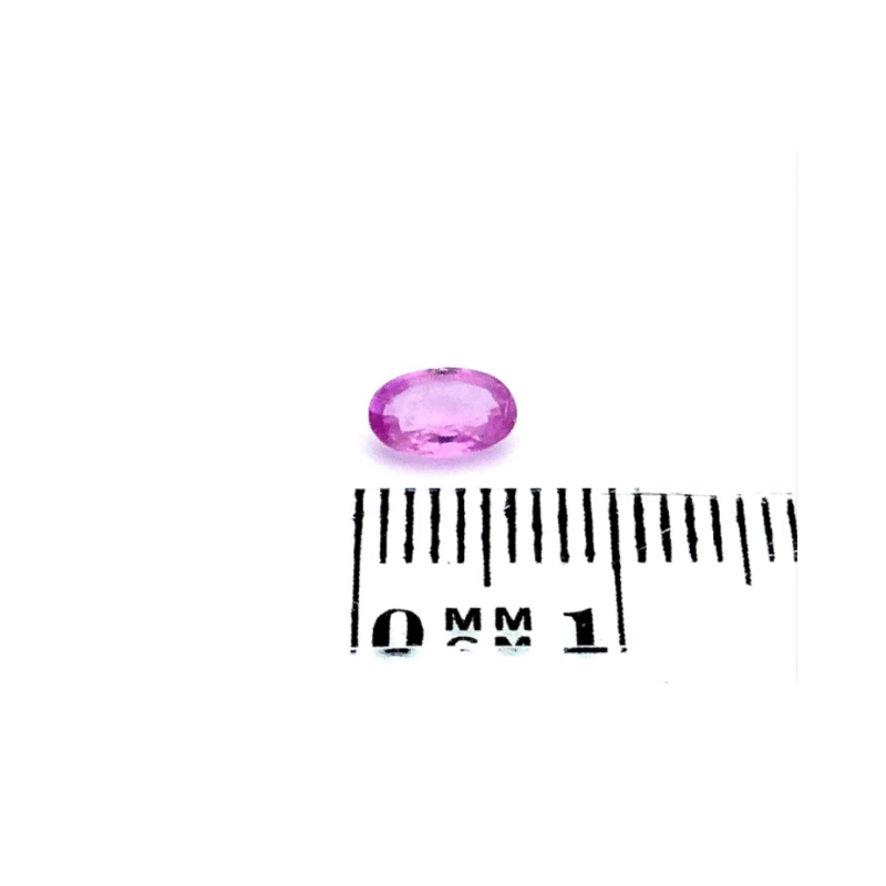 Saphir 0.54 ct Rosa Oval – Lebendiger Edelstein für stilvolle Schmuckstücke