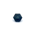 Saphir 0.59 ct Blaugrün Hexagon