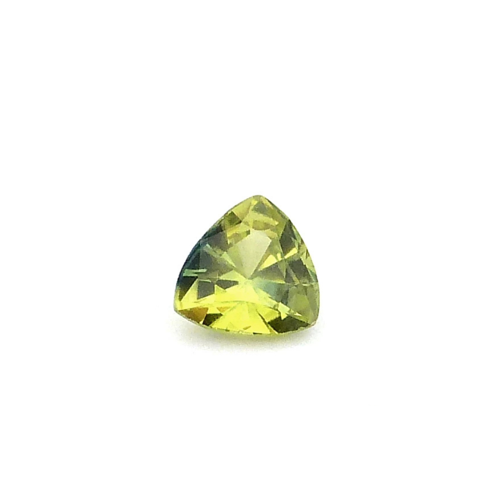 Saphir 0.68 Karat Gelbgrün Dreieck Saphir 0.68 Karat Gelbgrün Dreieck