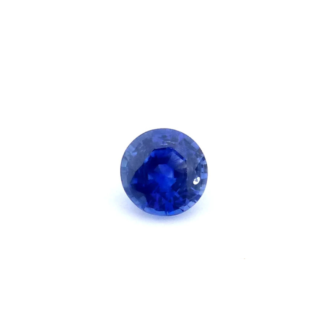 Saphir 0.78 ct Blau Rund