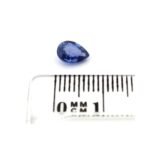 Saphir 0.87 ct blau birne kaufen – Seltene Qualität aus Ceylon