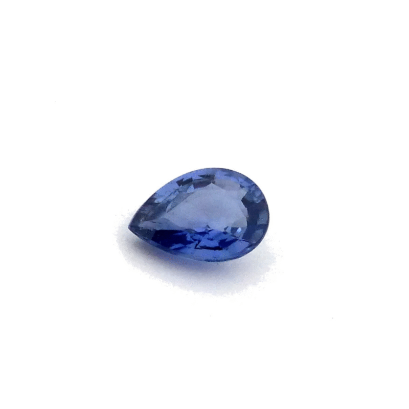 Saphir 0.87 ct blau birne kaufen