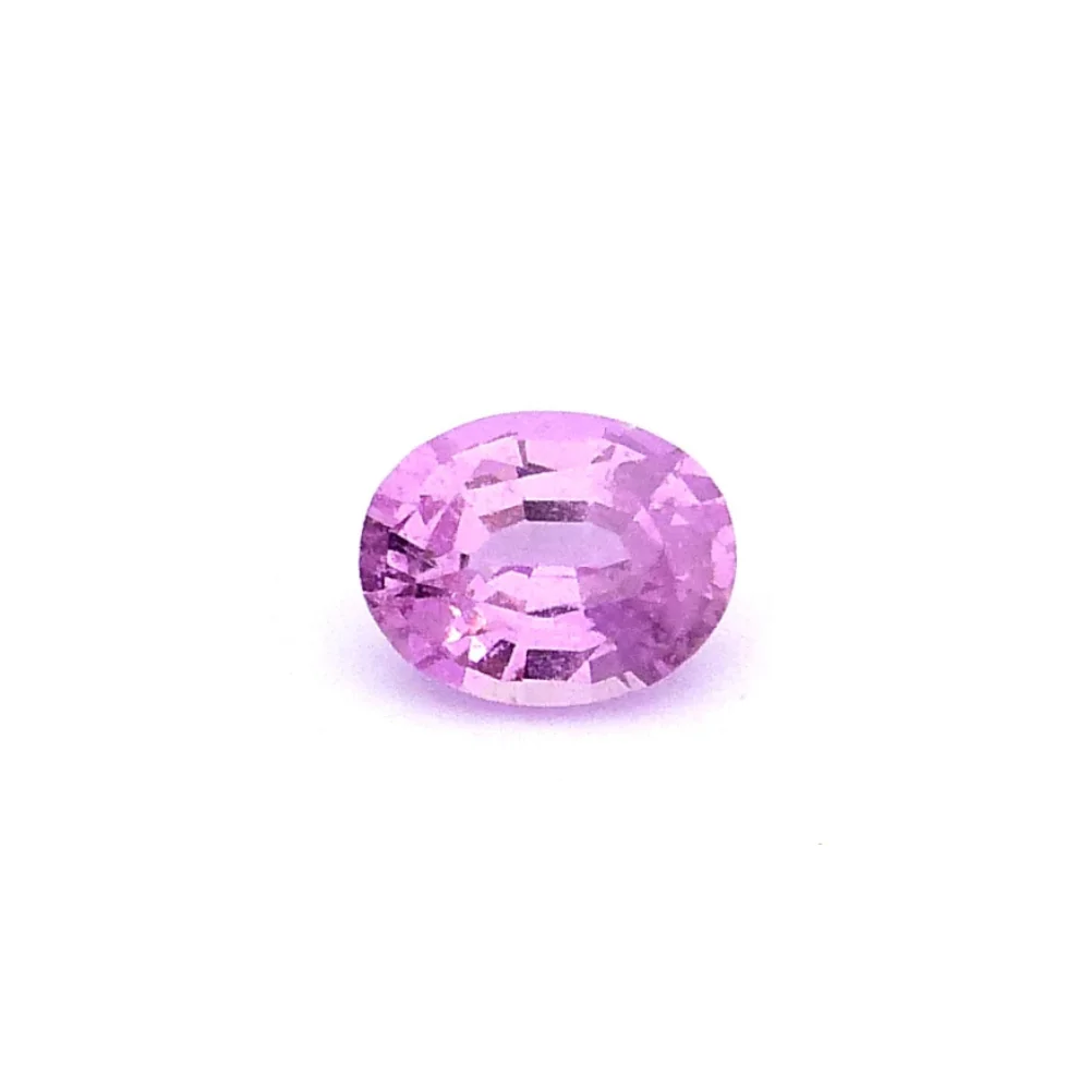 Saphir 0.88 Karat Pink Oval