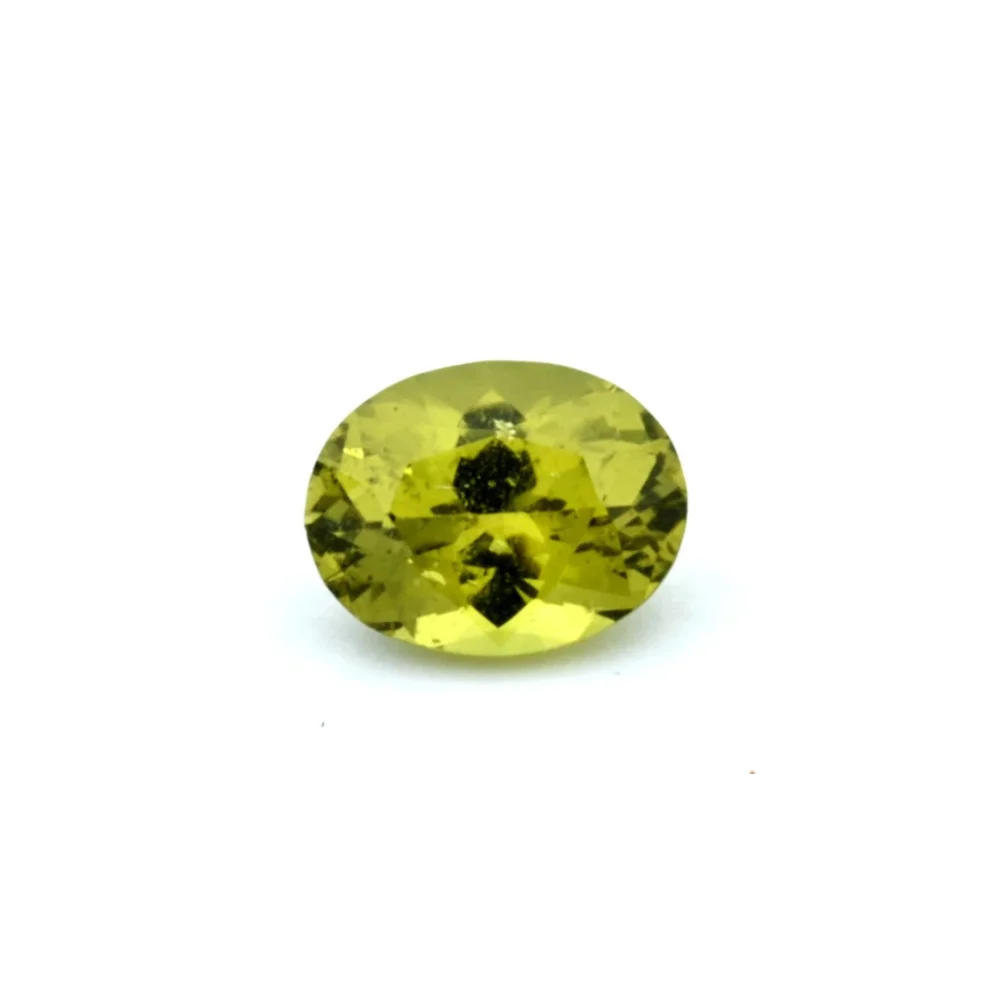 Saphir 0.93 Karat Gelbgrün Oval