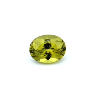 Saphir 0.93 ct Gelbgrün Oval