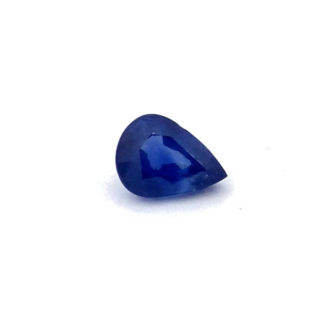Saphir 1.22 ct Dunkelblau Tropfen