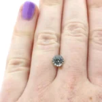 Saphir 1.33 Karat Hellgrau Rund – Edler Naturstein mit feiner Transparenz & Schliff – Saphir & Smaragd Saphir 1.33 Karat Hellgrau Rund – Edler Naturstein mit feiner Transparenz & Schliff