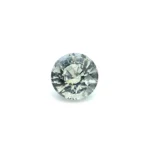 Saphir 1.33 Karat Hellgrau Rund – Edler Naturstein mit feiner Transparenz & Schliff – Saphir & Smaragd Saphir 1.33 Karat Hellgrau Rund