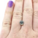 Saphir 1.33 ct Hellgrau Rund – Edler Naturstein mit feiner Transparenz & Schliff