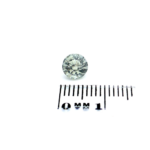 Saphir 1.33 ct Hellgrau Rund – Edler Naturstein mit feiner Transparenz & Schliff