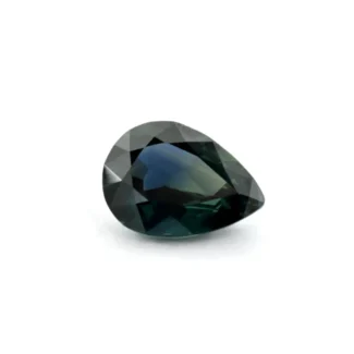 Saphir 1.96 Karat Blaugrün Tropfen