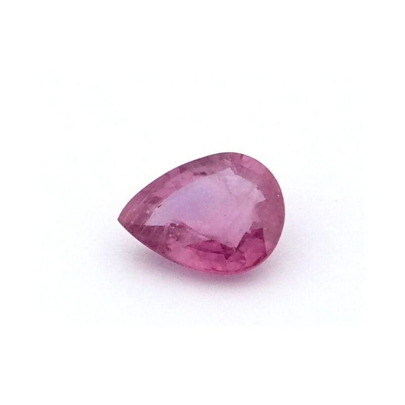 Rubin 0.08 ct Rot Quadrat