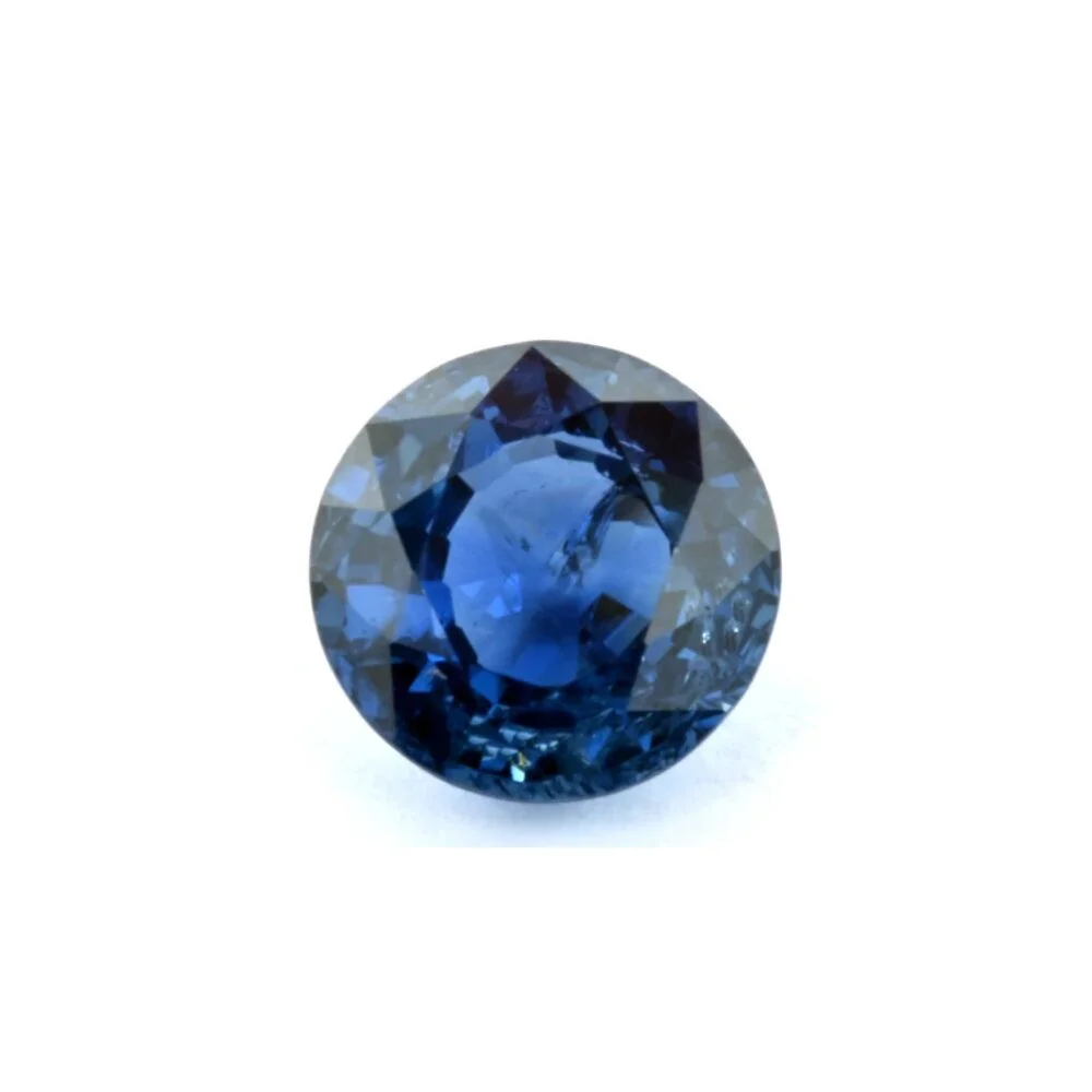 Saphir 2.23 Karat Blau Rund