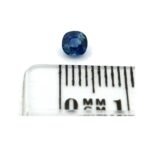 Saphir Cushion 0.38 ct – Natürlicher blauer Kissenschliff-Saphir