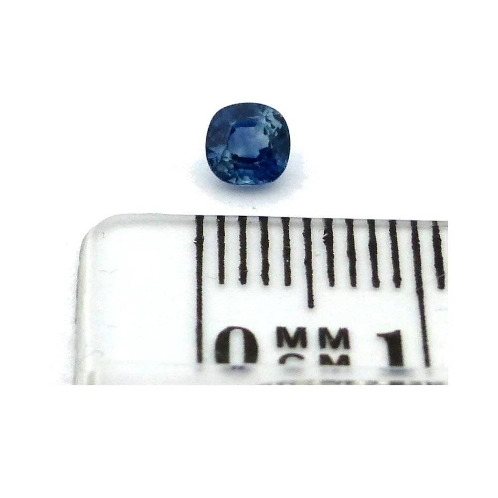 Saphir Cushion 0.38 ct (1) Saphir Cushion 0.38 Karat – Natürlicher blauer Kissenschliff-Saphir