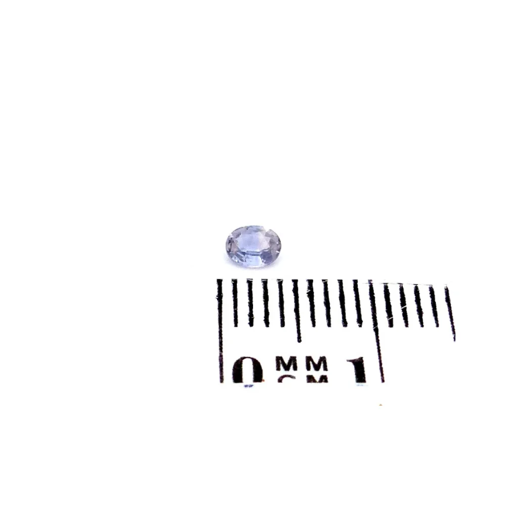 Saphir Oval 0.16 Karat – Ovaler polychromer Edelstein aus Tansania