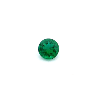 Runder Smaragd 0.24 ct mit intensiver grüner Farbe