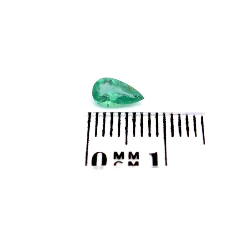 Smaragd 0.39 ct Tropfenschliff – Naturbelassener Edelstein aus Brasilien