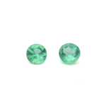 Smaragd 0.41 ct Paar