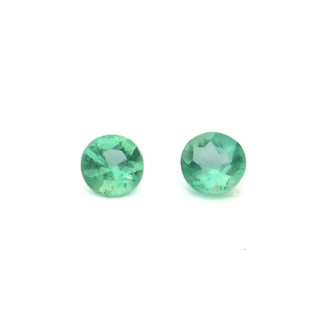 Smaragd 0.41 ct Paar