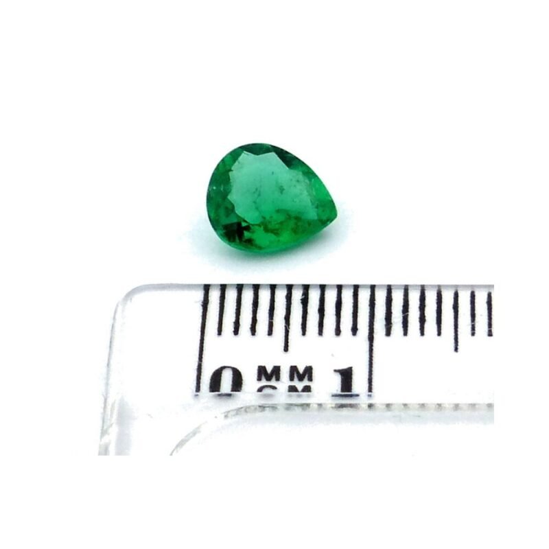 Smaragd Birnenschliff 1.14 ct kaufen – Natürlicher Edelstein aus Brasilien mit Zertifikat