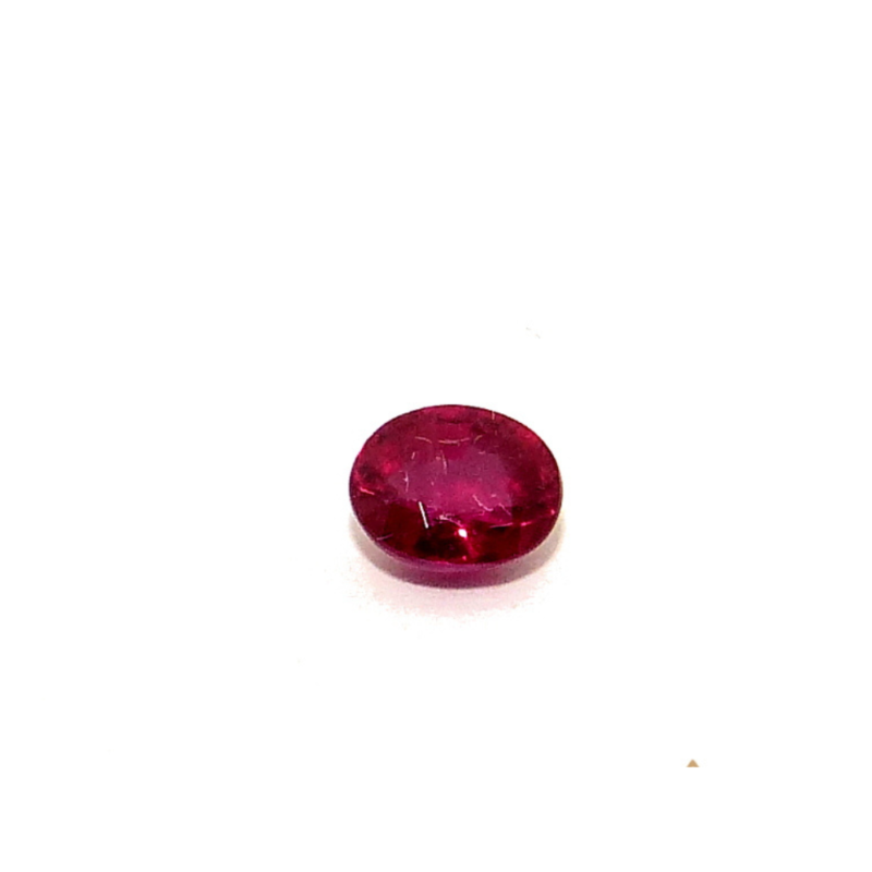 Rubin 0.42 ct Rot Oval