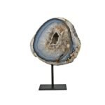 Achat Skulptur Natur – Handverlesener Naturstein auf Stand aus Brasilien – Saphir & Smaragd Achat Skulptur Natur – Handverlesener Naturstein auf Stand aus Brasilien