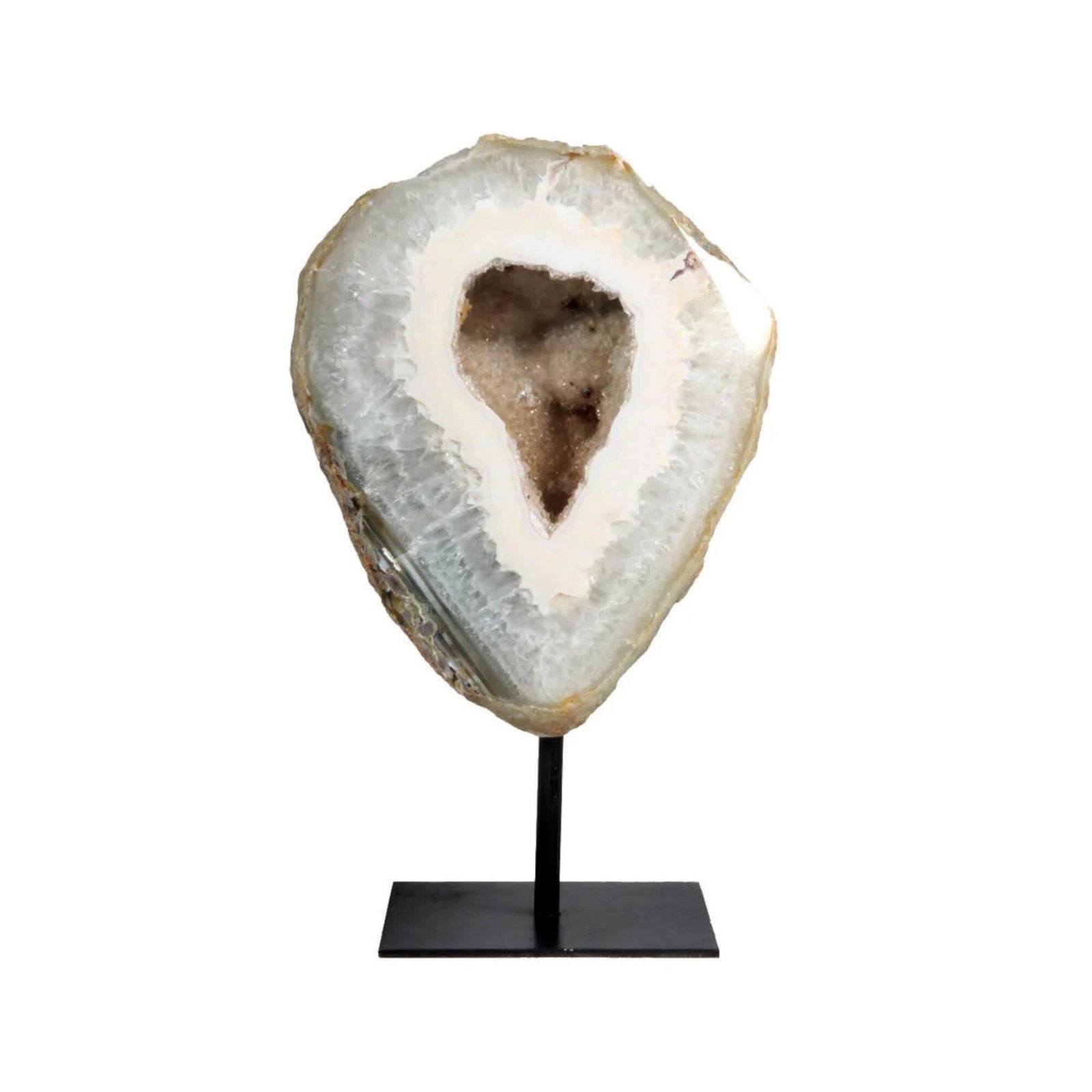 20002000 (17) Achat Skulptur auf Stand Balance Naturstein Brasilien