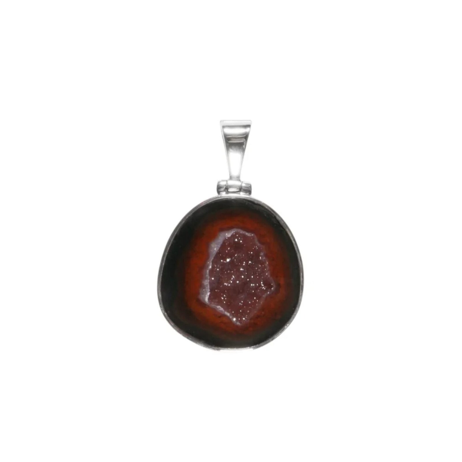 20002000 - 2025-10-17T014846.592 Anhänger mit Achat Geode Oval aus 925 Silber