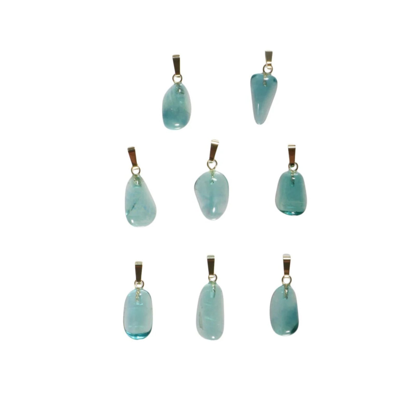 20002000 - 2025-10-21T031954.679 Anhänger mit Fluorit Tropfen Blau – Handgefertigt mit 14k Goldöse