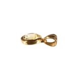 Anhänger mit Citrin Rund Gelb – Gold Filled Schmuck – Saphir & Smaragd Anhänger mit Citrin Rund Gelb – Gold Filled Schmuck