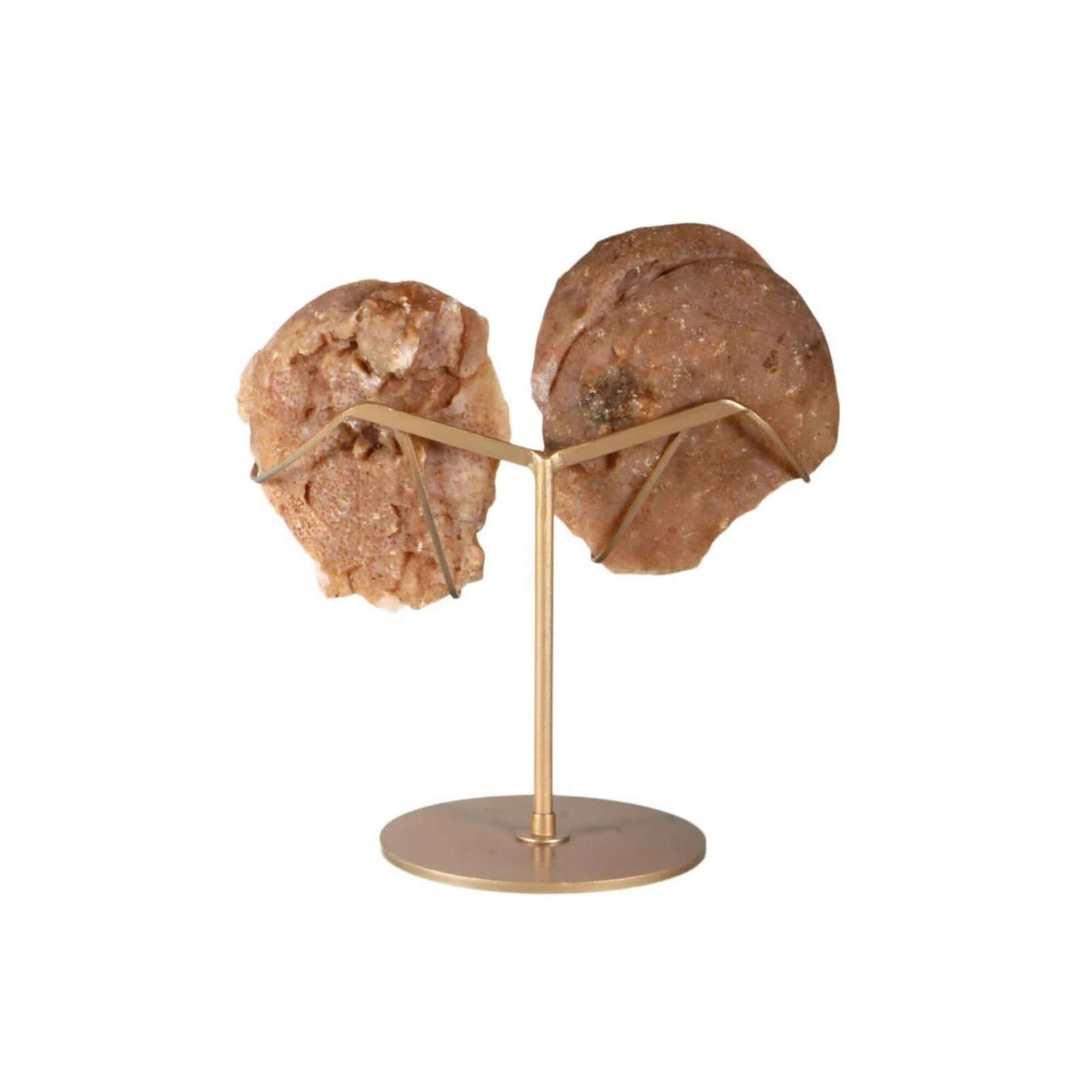 20002000 (42) Rosa Amethyst auf Ständer 24 x 14,5 x 3,5 cm – Naturstein aus Brasilien