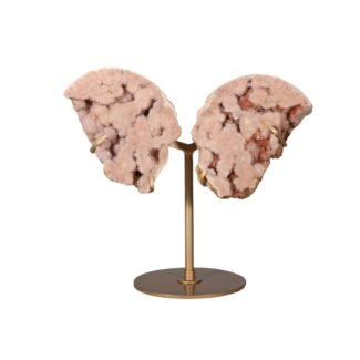 Heilstein Amethyst Pink Schmetterling Liebe & Heilung 20 x 11.5 x 3 cm 869 g Naturstein Brasilien