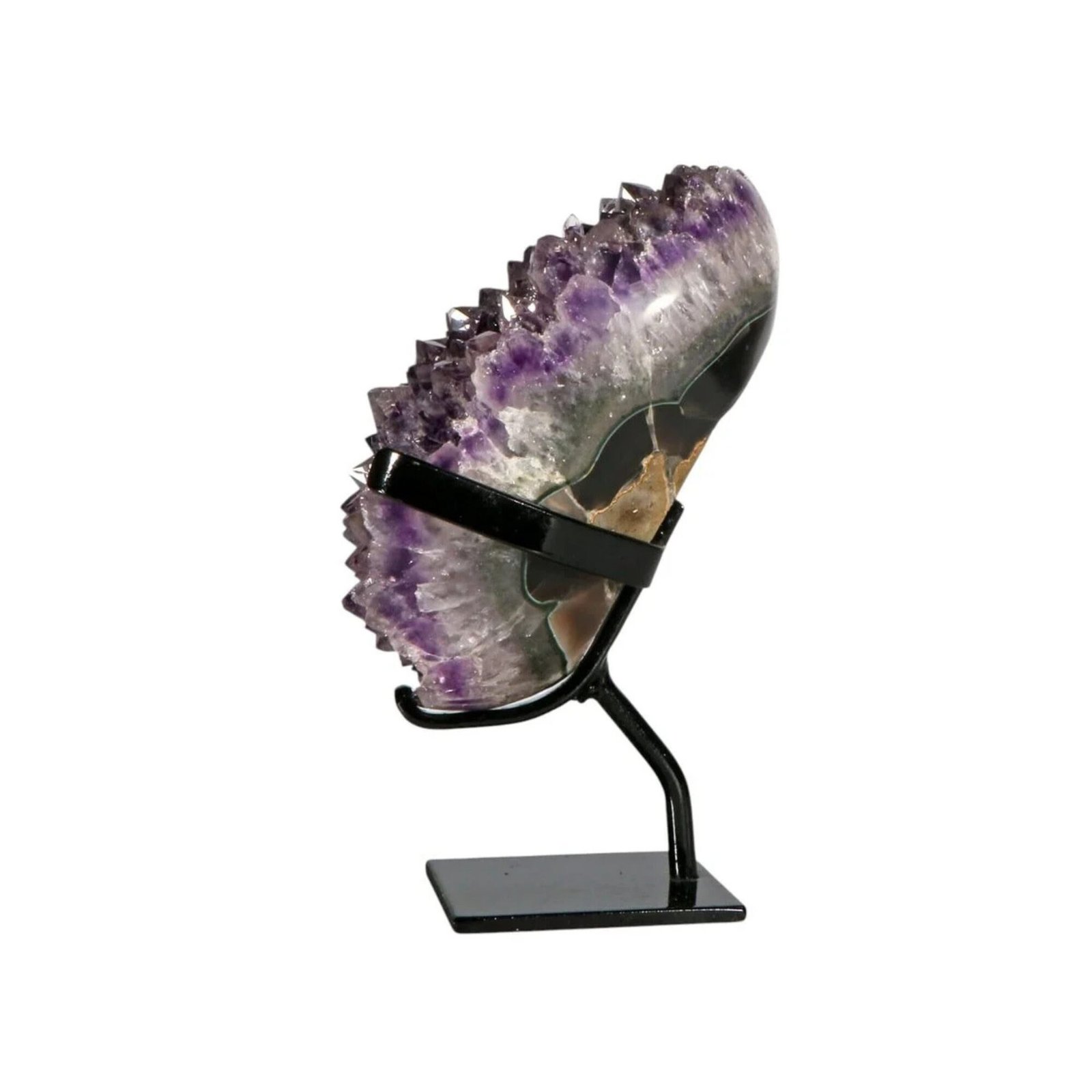 20002000 (66) Amethyst Cluster auf Ständer – Einzelstück 2218 g 18 × 10 × 8 cm