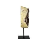 Achat Dekoration – Naturstein auf Stand aus Brasilien – 14,5 × 12,5 × 5,5 cm – Saphir & Smaragd Achat Dekoration – Naturstein auf Stand aus Brasilien – 14,5 × 12,5 × 5,5 cm
