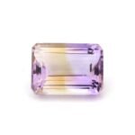 Ametrin 7.29 Karat Gelb Violett Rechteck