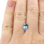 Aquamarin 1.00 Karat Tropfen Blau – augenreiner natürlicher Edelstein im Facettenschliff – Saphir & Smaragd Aquamarin 1.00 Karat Tropfen Blau – augenreiner natürlicher Edelstein im Facettenschliff