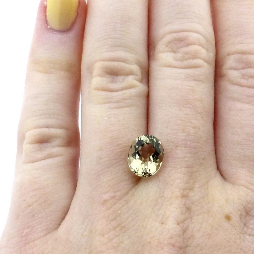 Citrin 2.08 Karat Gelb Oval – natürlicher Edelstein mit Zertifikat